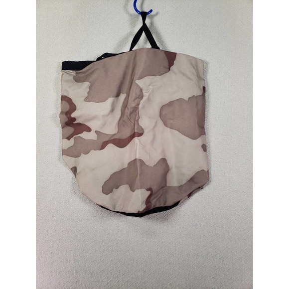 Metolius Bucket Bag Large Brown Nylon Camouflages Top Handle Zip Around - Picture 4 of 9